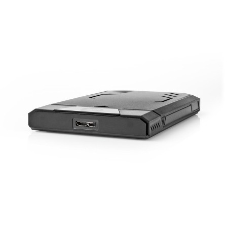 Nedis GHDDE25300BK storage drive enclosure HDD/SSD enclosure Black 2.5"