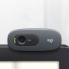 Logitech C270 Webcam HD, HD 720p 30fps, Videochiamate HD Widescreen, Correzione Automatica ‎Luminosità, Microfono Riduzione del