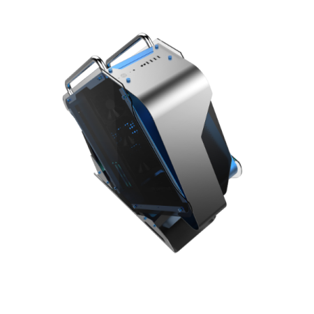 Cortek Galaxy E-ATX 2.0 Black, Blue, Stainless steel