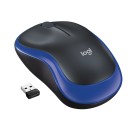 Logitech M185 Mouse Wireless, 2,4 GHz con Mini Ricevitore USB, Durata Batteria di 12 Mesi, Tracciamento Ottico 1000 DPI,