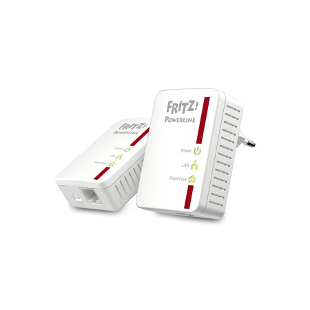 FRITZ!Powerline 510E Set International 500 Mbit s Collegamento ethernet LAN Bianco 2 pz