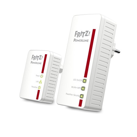 FRITZ!Powerline 540E WLAN Set International 500 Mbit s Collegamento ethernet LAN Wi-Fi Bianco 2 pz