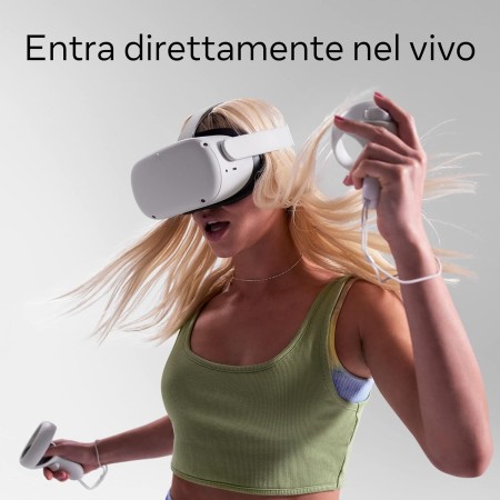 Meta Quest 2 - Visore VR All-In-One - 128 Gb
