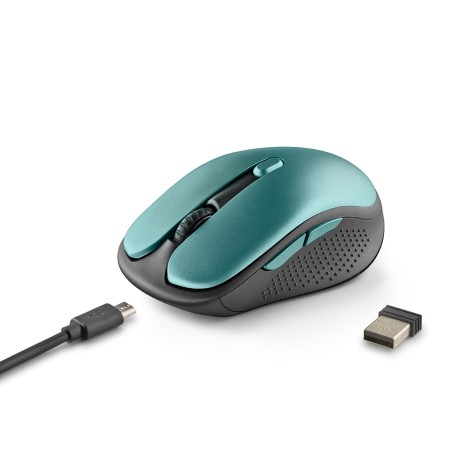 NGS EVO RUST mouse Mano destra RF Wireless Ottico 1600 DPI