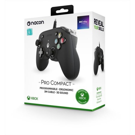 NACON Pro Compact Controller Black USB Gamepad Xbox One, Xbox Series S, Xbox Series X