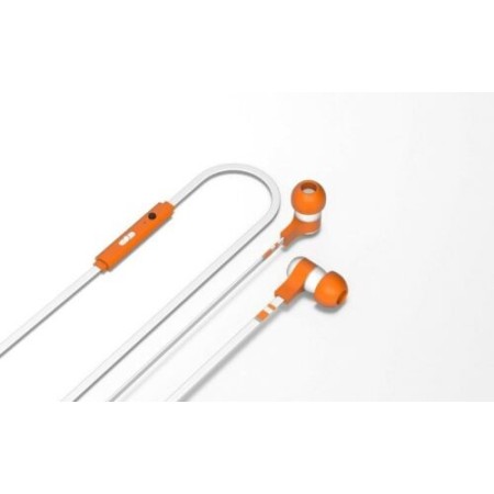Tribe EPW13004 headphones/headset Wired In-ear Calls/Music Orange, White