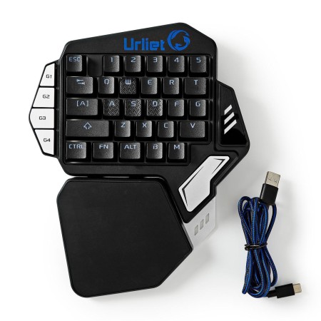 Nedis Single-Handed keyboard USB English Black
