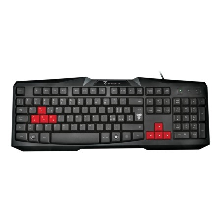 Techmade Kit Gaming 2 Tastiera-Mouse-Cuffie-Pad