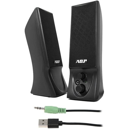 Adj 760-00014 loudspeaker 2-way Black Wired 4 W