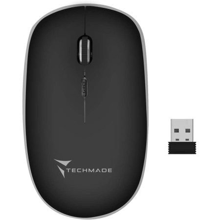 Mouse Techmade Wireless nero